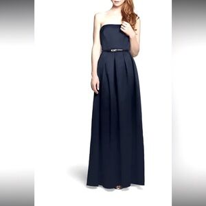 NWT Gather & Gown Black Strapless Ball Gown, size 10 (NO BELT)